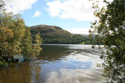 Ullswater on a summer afternoon. Wallpaper