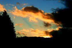Sunset over Windermere. Wallpaper