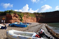 Ladram Bay, Sidmouth, Devon Wallpaper