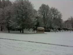 Queens Park in the Snow