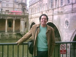 City of Bath - by the Pulteney Bridge and the River Avon Wallpaper