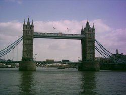 London Bridge viewed from the Thames - Part 2 Wallpaper