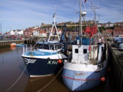 Whitby Harbour October 2010 Wallpaper