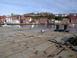 Whitby Harbour October 2010 Wallpaper
