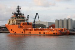 In Great Yarmouth Harbour