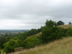 Looking across from the Tor
