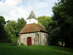 Little Church at Lullington Wallpaper