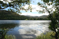 The Shores of Ullswater. Wallpaper