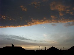 Evening sky at Cleveleys