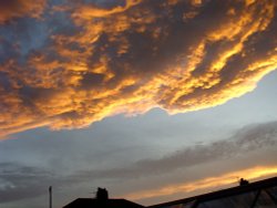 Cleveleys evening sky