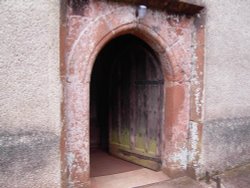 Cockington Church Door.