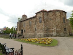 The castle in Colchester Wallpaper
