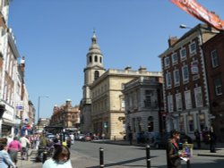 High Street in Worcester Wallpaper