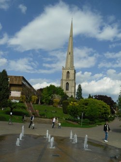 St Andrew's spire in Worcester