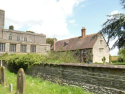 Saxon Priory Church of Holy Virgin in Deerhurst (CA 800)