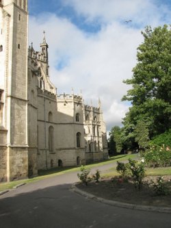 Path by Gloucester Cathedral