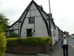 A rare house with cruck-framing in Ledbury