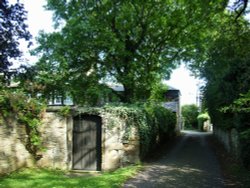 Rear of  Kirkthorpe Hall c1780 Wallpaper