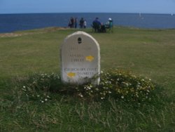 Coast Path Milestone Wallpaper