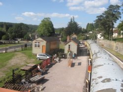 Parkend Station and the Forest Wallpaper
