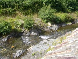 A stream in Boscastle Wallpaper