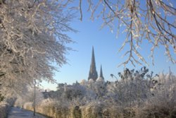 The Spires of Lichfield Cathedral