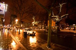 Wet street Wallpaper