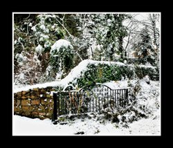 Winter scene in Kent Wallpaper