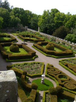 Chillingham Castle gardens