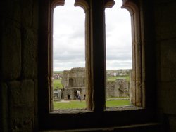 Warkworth Castle view from Great Tower Wallpaper