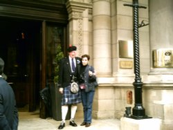 With Scotsman in Edinburgh