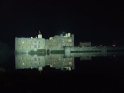 Castle in the dark Wallpaper