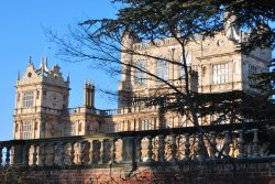Round the back at Wollaton Hall