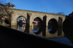 A quiet Elvet Bridge Wallpaper
