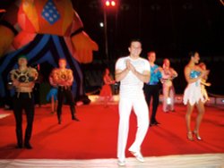 Circus visits town Wallpaper