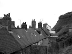 Whitby rooftops 3 January 2011 Wallpaper