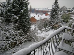 Worcester, beautiful Christmas snow scenes 2010 Wallpaper