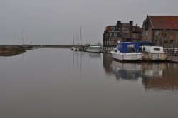 A grey February morning in Blakeney Wallpaper