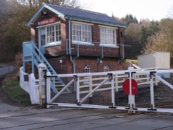 Signal Box at Kirkham Wallpaper