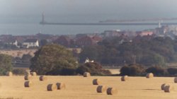 Hay Bales, Seaburn, Tyne and Wear - Sept 2009 Wallpaper