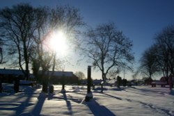 St John the Evangelist Churchyard Wallpaper