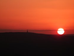 Sunset at Stoodley Pike Wallpaper