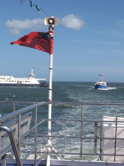 Boats passing