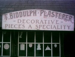 Blists Hill Victorian Town - Plasterer Shop - August 2010 Wallpaper