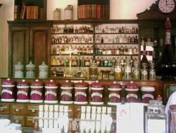 Blists Hill Victorian Town - Chemist Shop - August 2010 Wallpaper