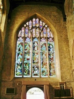 Stained Glass inside St. John the Baptist Church