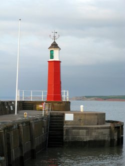 Watchet harbour light