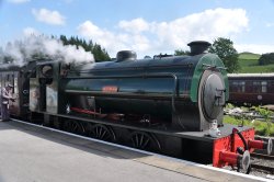 Norman about to leave Embsay Wallpaper