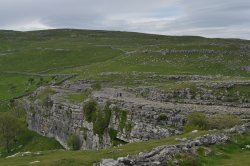 Limestone Pavement above Malham Cove Wallpaper