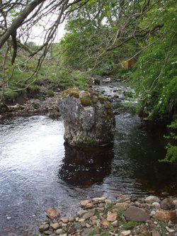 Big rock in Oughtershaw beck
